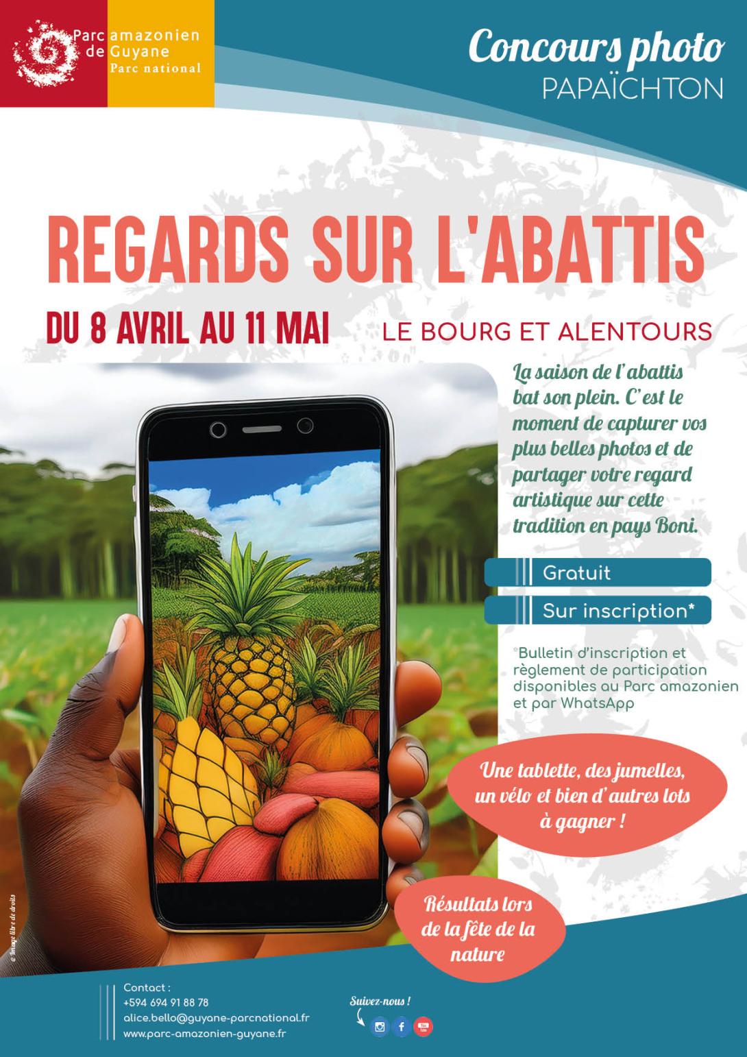 Flyer regards sur l'abattis